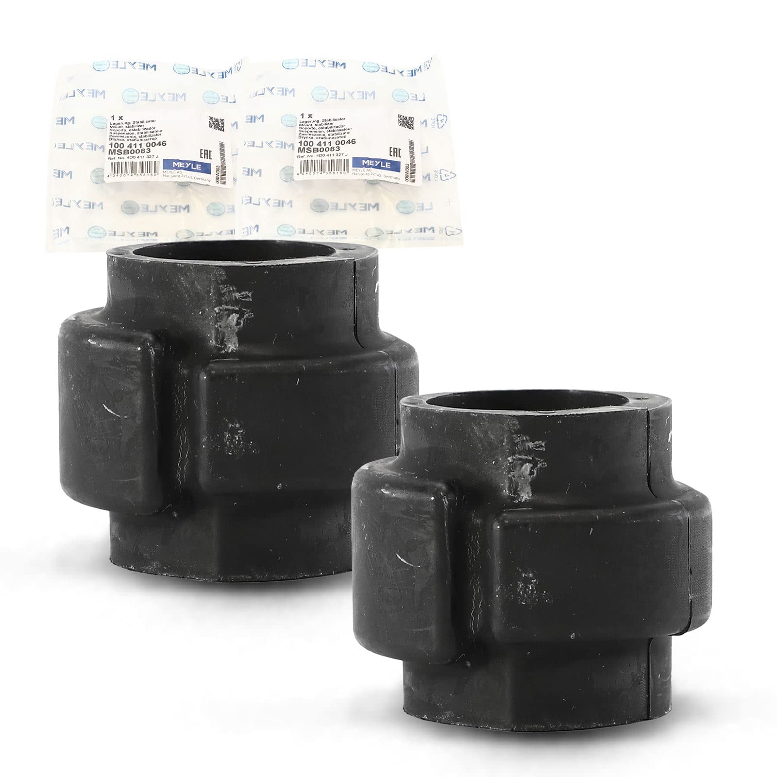2x Original MEYLE 1004110046 Stabilager Vorne Kompatibel mit A4 8E2 B6 2000-2004 A4 Avant 8E5 B6 2001-2004 A6 4F2 C6 2004-2011 A6 Avant 4F5 C6 2005-2011 M.a.c.a.n 95B 2014-2019 2x Original MEYLE 1004110046 Stabilager Vorne Kompatibel mit A4 8E2 B6 2000-2004 A4 Avant 8E5 B6 2001-2004 A6 4F2 C6 2004-2011 A6 Avant 4F5 C6 2005-2011 M.a.c.a.n 95B 2014-2019 von Meyle