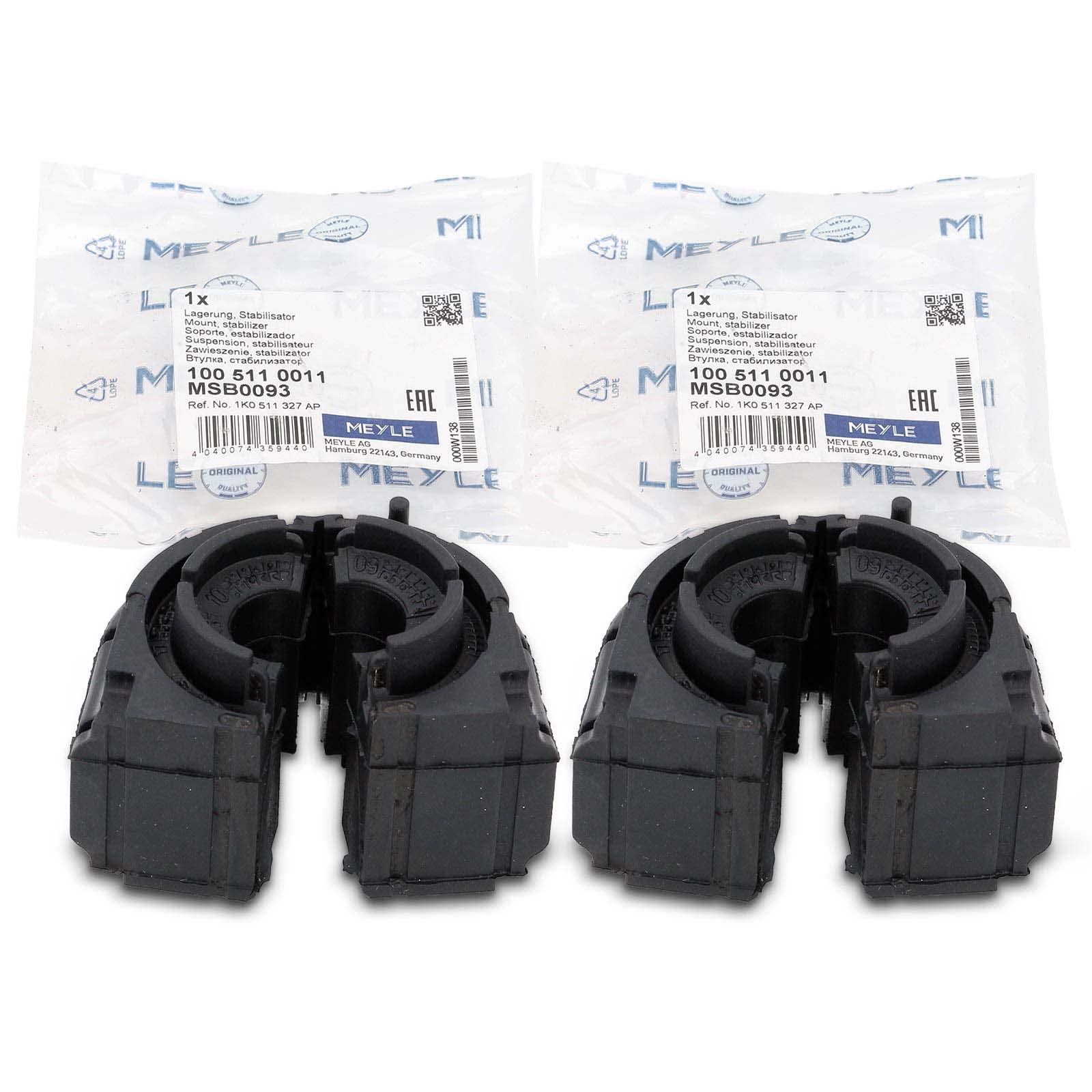 2x Original MEYLE 1005110011 Stabilager Hinterachse Kompatibel mit A3 8P1 2003-2012 Altea 5P1 1.4L-2.0L 2004-Heute Octavia II 1Z3 2004-2013 Golf V 1K1 2003-2008 2x Original MEYLE 1005110011 Stabilager Hinterachse Kompatibel mit A3 8P1 2003-2012 Altea 5P1 1.4L-2.0L 2004-Heute Octavia II 1Z3 2004-2013 Golf V 1K1 2003-2008 von Meyle