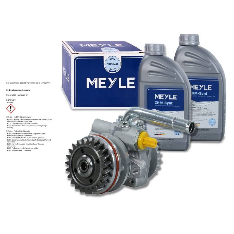 Hydraulikpumpe, Lenkung MEYLE-ORIGINAL-KIT: Better solution for you! von Meyle (114 631 0033/S) Pumpe Lenkung Servopumpe, Servopumpe, Lenkhilfepumpe von Meyle