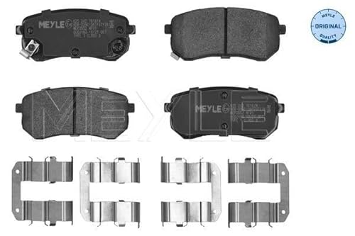 Meyle 025 242 7614/W Bremsbelagsatz, Scheibenbremse von Meyle