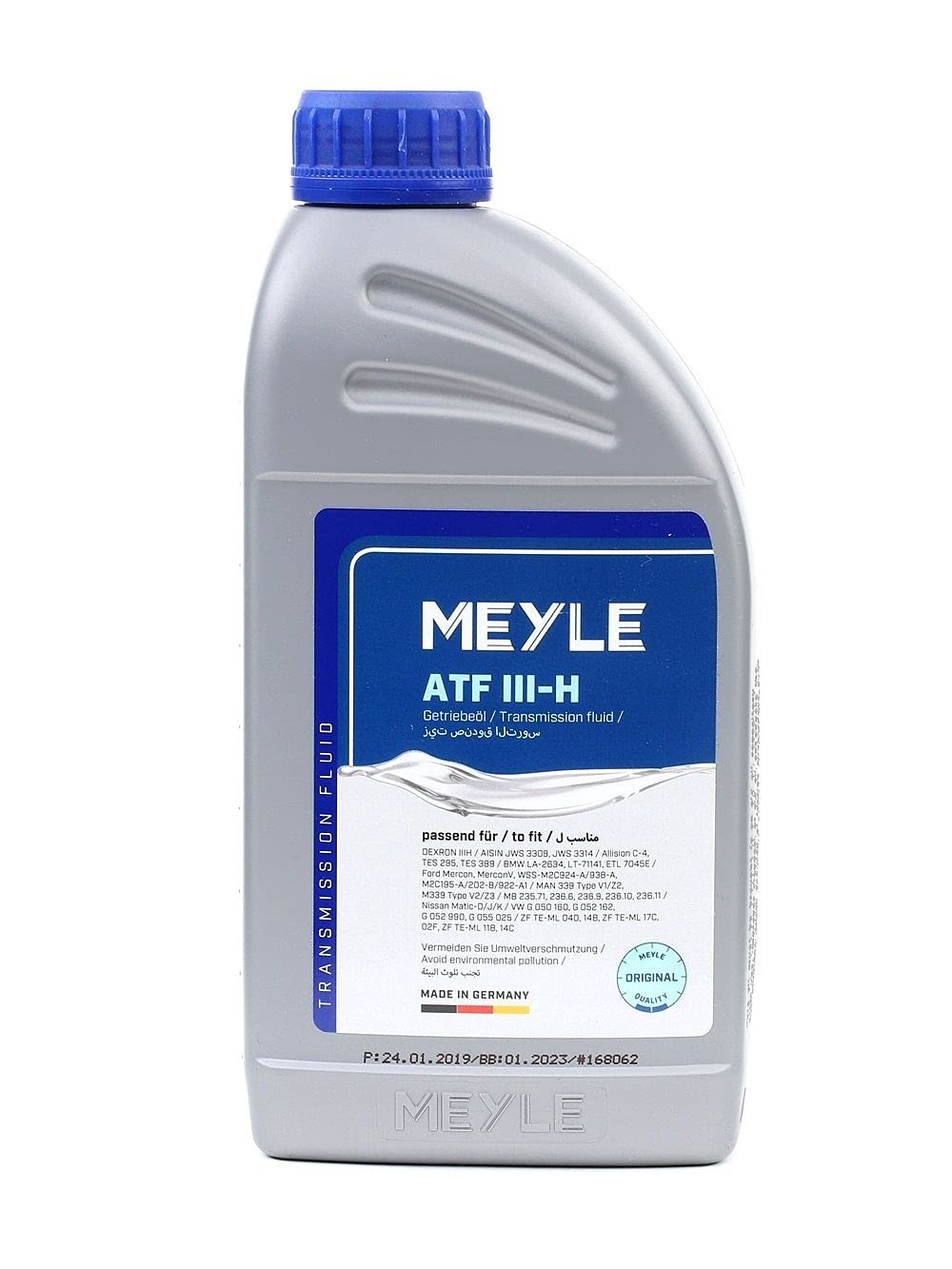 Meyle Automatikgetriebeöl Getriebeöl 1 L 014 019 2300 rot von Meyle