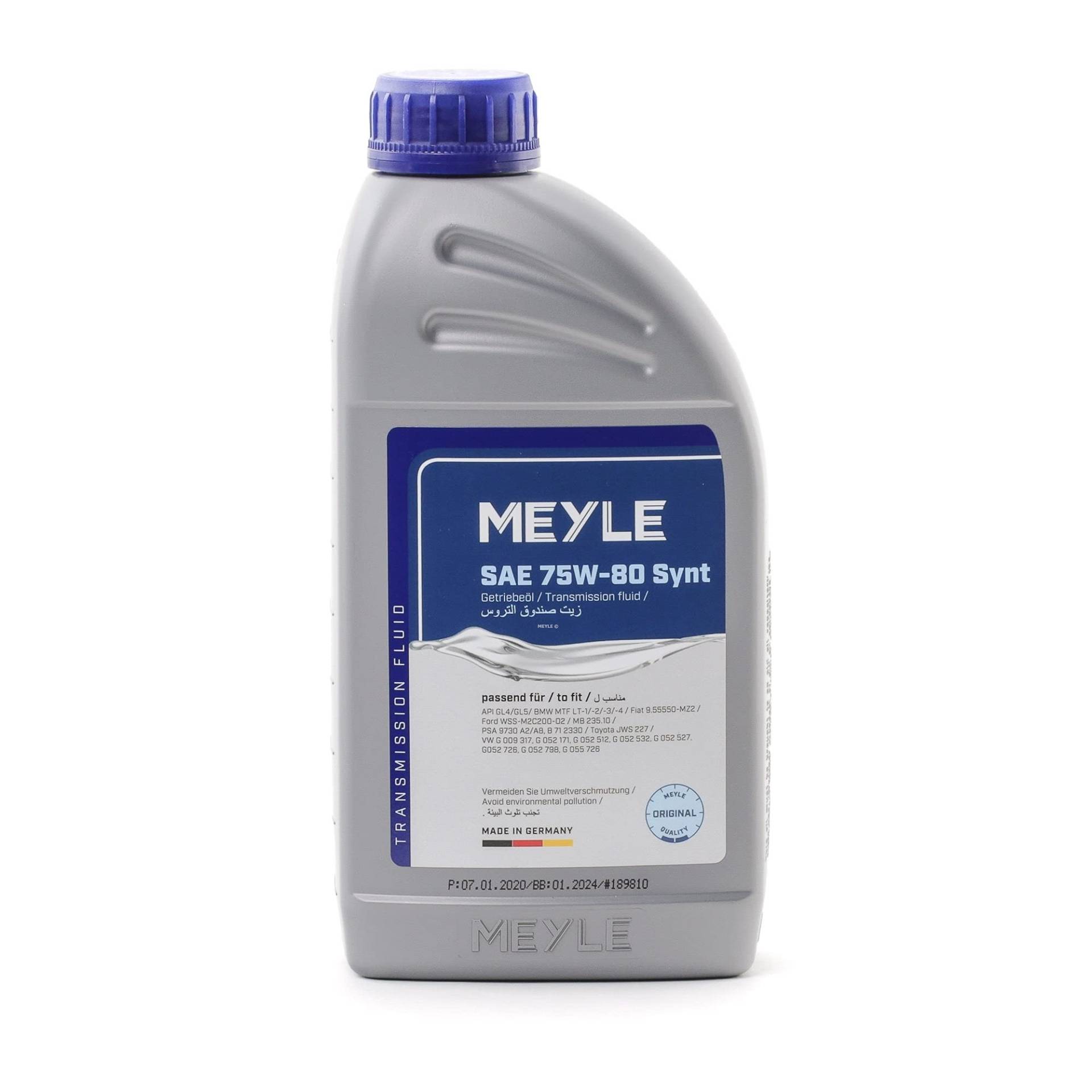 Meyle Schaltgetriebeöl Getriebeöl Transmission Oil 1 L 014 019 3300 Natur 014 019 3300 von Meyle