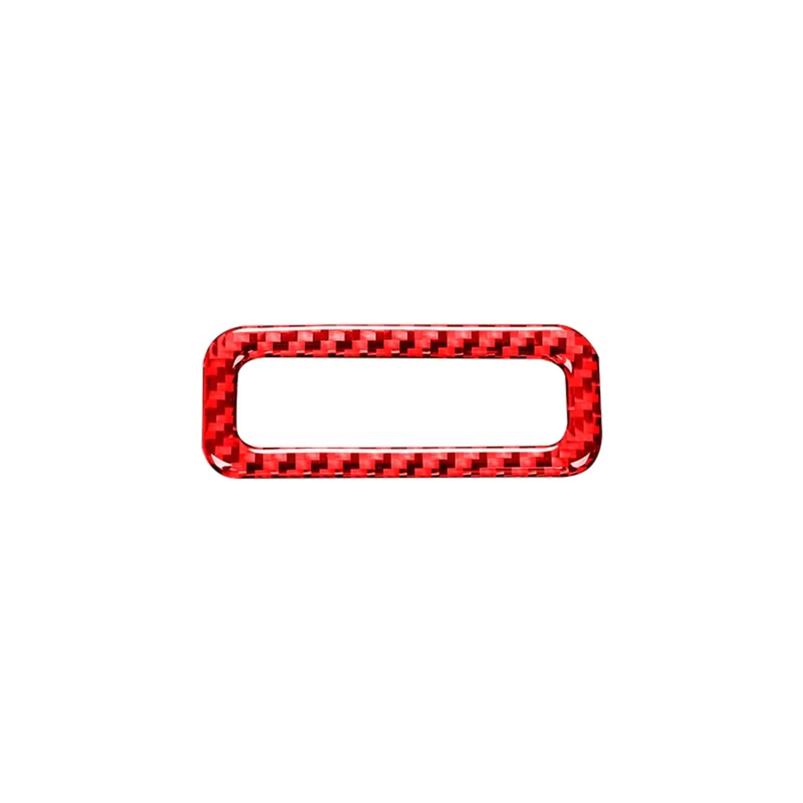 Innenzubehör Für 3 Serie E46 1999-2004 Carbon Fiber Innen Auto Schiebedach Schalter Griff Dekorative Rahmen Trim Abdeckung Aufkleber Auto Dekorative(Red) von Mfibbmf