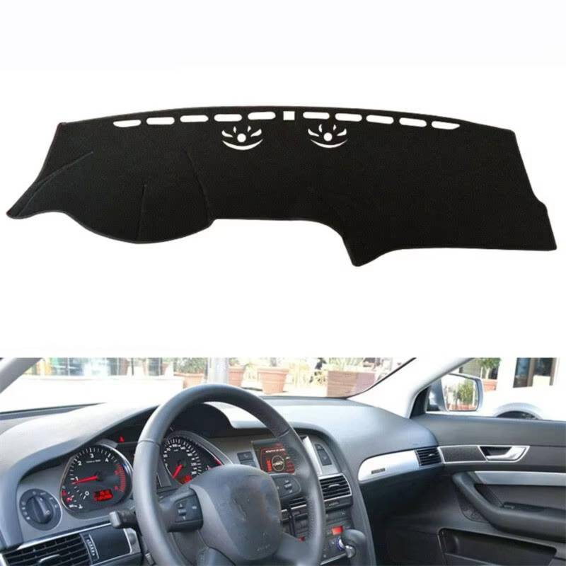Innenzubehör Für A6 A6L 2009-2011 Auto Dashboard Abdeckung Trim Dash Board Panel Sonnenschutz Teppich Hitzebeständige Matte Dekoration streifen Auto Dekorative(LHD) von Mfibbmf