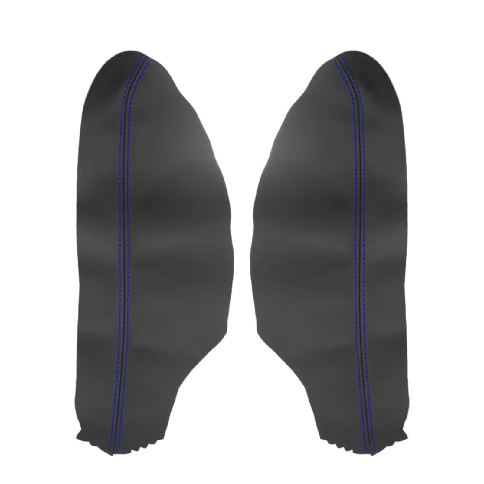 Innenzubehör Für Accord 8th Für Gen Coupe 2008 2009 2010 2011 2012 2 stücke Mikrofaser Leder Auto Vorderen Tür Griff armlehne Panel Abdeckung Trim Auto Dekorative(Black-blue line) von Mfibbmf