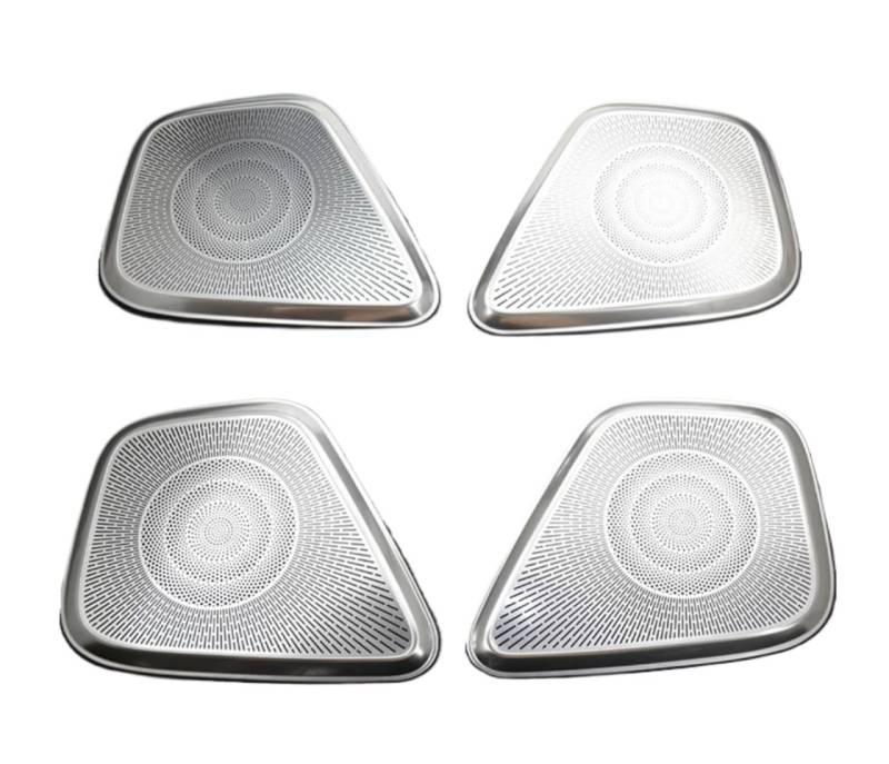 Innenzubehör Für Benz Für CLA C118 W118 A Klasse W177 V177 Armaturenbrett Lautsprecher Abdeckung Aufkleber Trim Auto Dekorative(A Model Silver) von Mfibbmf