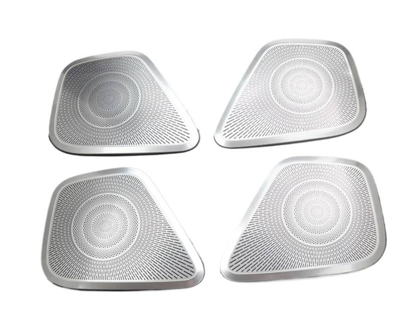 Innenzubehör Für Benz Für CLA C118 W118 A Klasse W177 V177 Armaturenbrett Lautsprecher Abdeckung Aufkleber Trim Auto Dekorative(B Model Silver) von Mfibbmf