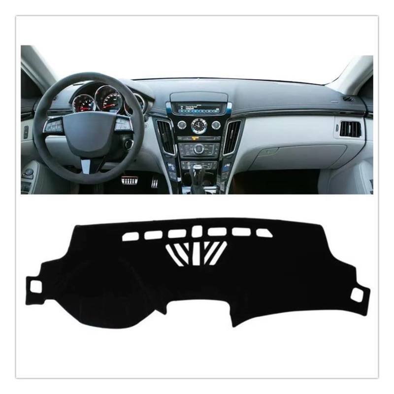 Innenzubehör Für Cadillac für CTS 2008- Auto Armaturenbrett Abdeckung Dash Mat Pad Auto Dekorative(LHD) von Mfibbmf