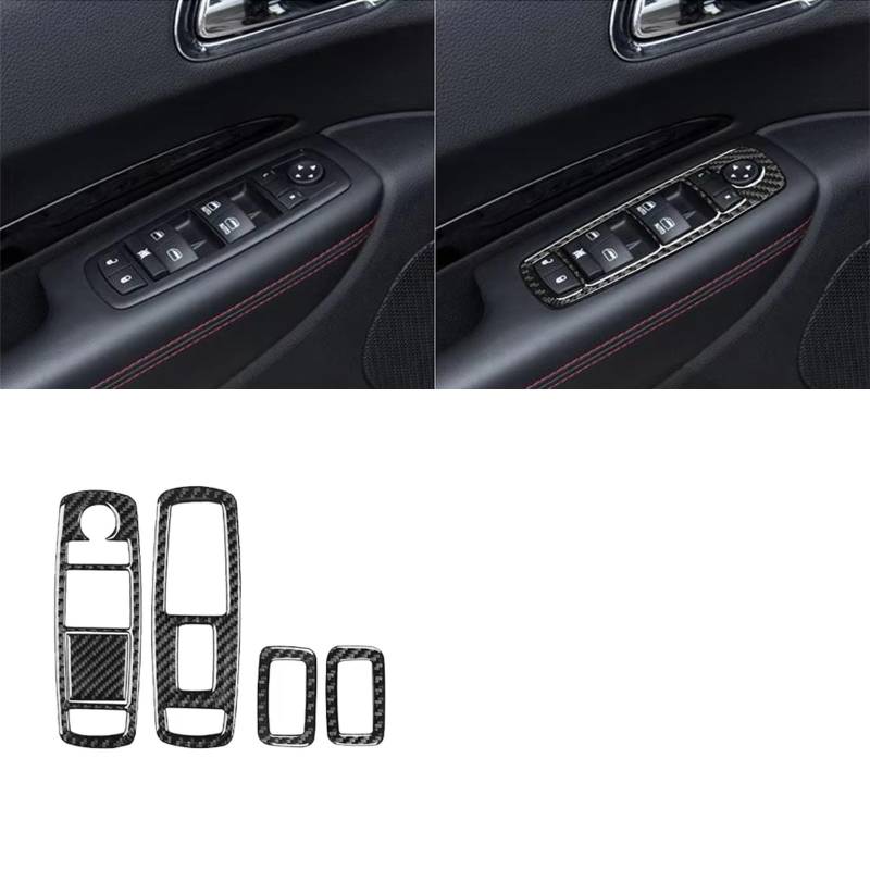 Innenzubehör Für Dodge Für Durango 2011 2012 2013 Auto Getriebe Shift Panel Trim Abdeckung Innen Aufkleber Modifikation Auto Dekorative(Type W) von Mfibbmf