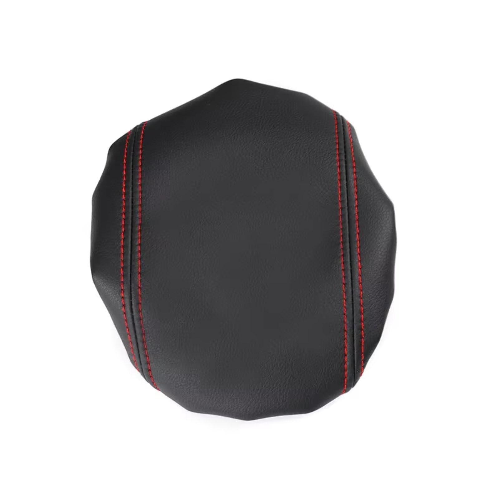 Innenzubehör Für Ford Für Focus 2015-2018 Auto Center Konsole Deckel Armlehne Box Haut Abdeckung Aufkleber Trim Weiche Leder Abdeckung Auto Dekorative(A Black-red line) von Mfibbmf