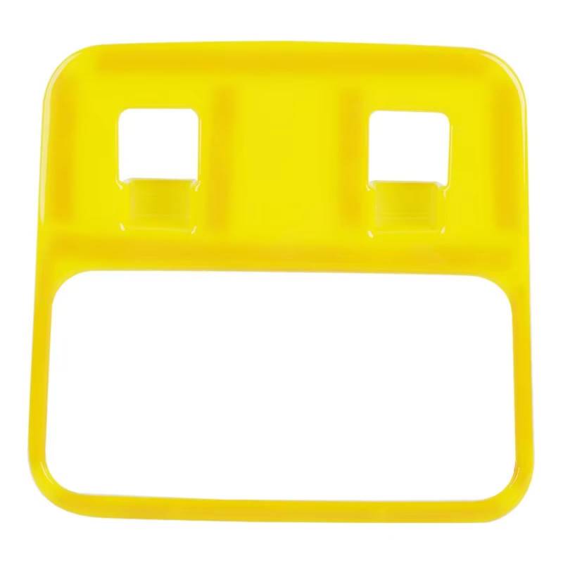 Innenzubehör Für Ford für Bronco 2021 2022 Innen ABS Auto Hinten Sitz Fenster Schalter Dekoration Abdeckung Trim Aufkleber Auto Dekorative(Yellow) von Mfibbmf