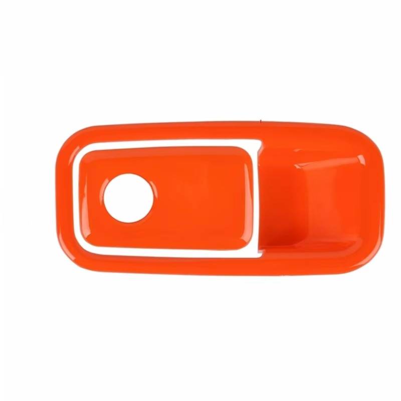 Innenzubehör Für Ford für Bronco 2021-2024 Auto Copilot Lagerung Box Schalter Dekoration Abdeckung Trim Innen Auto Dekorative(Orange) von Mfibbmf