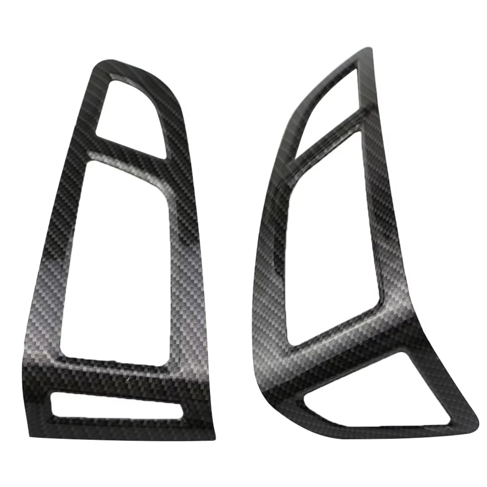Innenzubehör Für Ford für Focus 3 MK3 2015-2018 LHD Air Vent Outlet Panel Dekoration Abdeckung Trim Aufkleber Innen Zubehör Auto Dekorative(Carbon Black) von Mfibbmf