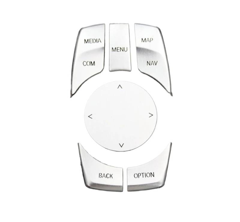 Innenzubehör Für G01 G02 G30 G32 X3 X4 5 Serie 6gt Getriebe Shift Griff P Taste Dekorative Abdeckung Auto innen Aufkleber Auto Dekorative(A Model Silver) von Mfibbmf