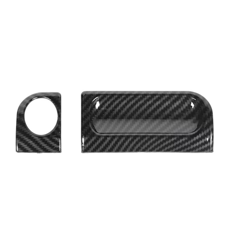 Innenzubehör Für Jeep für Wrangler JK 2007-2010 Auto Armlehne Box Schalter Dekoration Trim Abdeckung Innen Auto Dekorative(Carbon fiber) von Mfibbmf