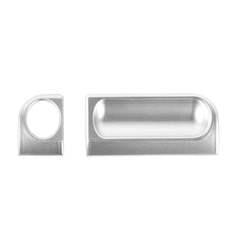 Innenzubehör Für Jeep für Wrangler JK 2007-2010 Auto Armlehne Box Schalter Dekoration Trim Abdeckung Innen Auto Dekorative(Silber) von Mfibbmf
