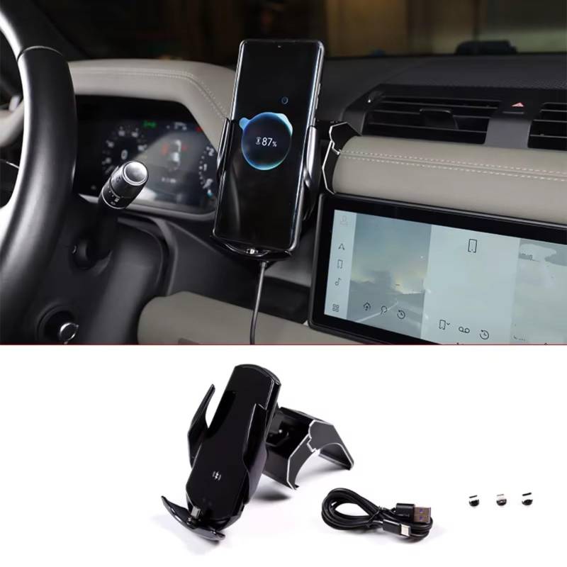Innenzubehör Für Land Für Rover Für Defender 90 110 2020-2024 Auto Air Vent Handy Halter Trim Auto Dekorative(STYLE M) von Mfibbmf