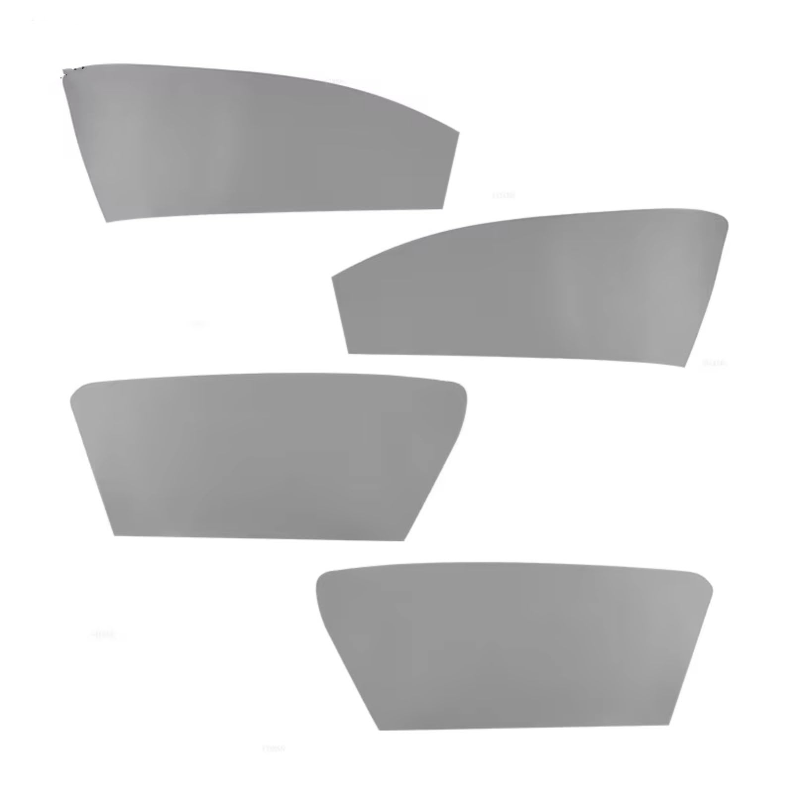 Innenzubehör Für Megane 3 Auto Innentür Armlehne Panel Haut Abdeckung Aufkleber Trim Leder Armlehne Abdeckung Auto Dekorative(Door Panel Gray) von Mfibbmf