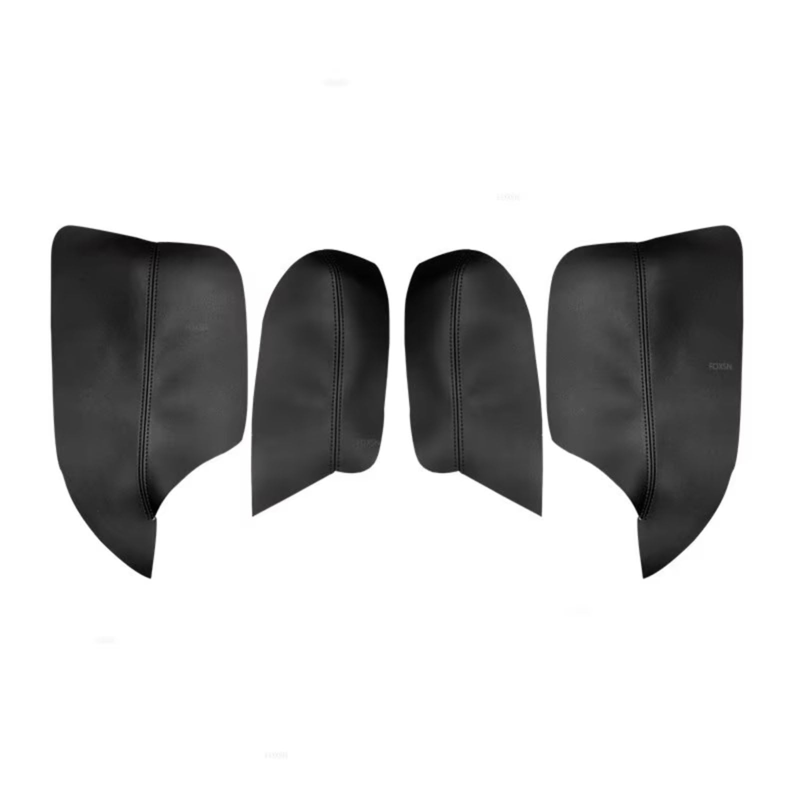 Innenzubehör Für Mitsubishi Für ASX 2013-2016 Auto-styling Tür Armlehne Panel Haut Abdeckung Aufkleber Trim Weiche Leder Tür armlehne Abdeckung Auto Dekorative(Black-Black line) von Mfibbmf