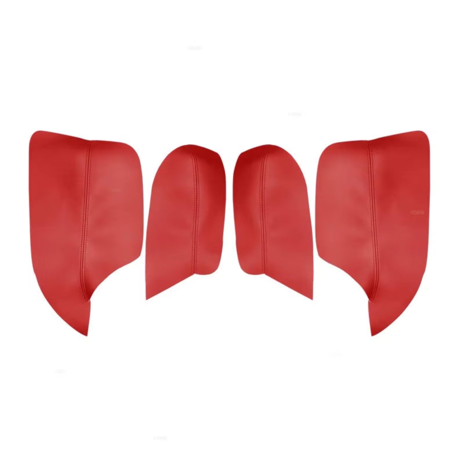 Innenzubehör Für Mitsubishi Für ASX 2013-2016 Auto-styling Tür Armlehne Panel Haut Abdeckung Aufkleber Trim Weiche Leder Tür armlehne Abdeckung Auto Dekorative(Red-Red line) von Mfibbmf