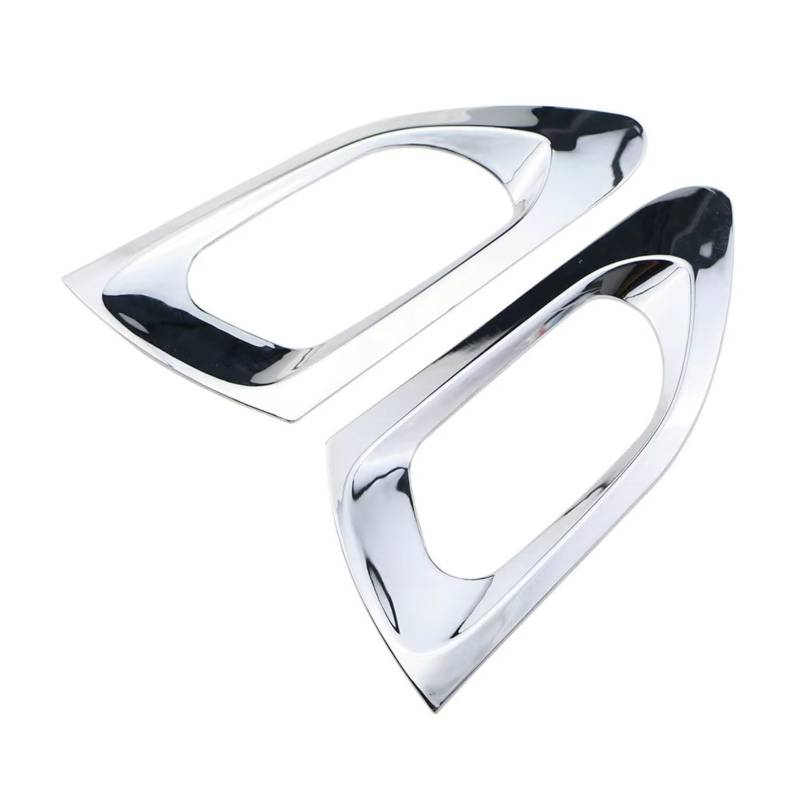 Innenzubehör Für Peugeot 208 2014–2019, ABS-Chrom-Innentürgriff-Schüssel-Abdeckungs-Ordnungsaufkleber Auto Dekorative(Front 2pcs) von Mfibbmf