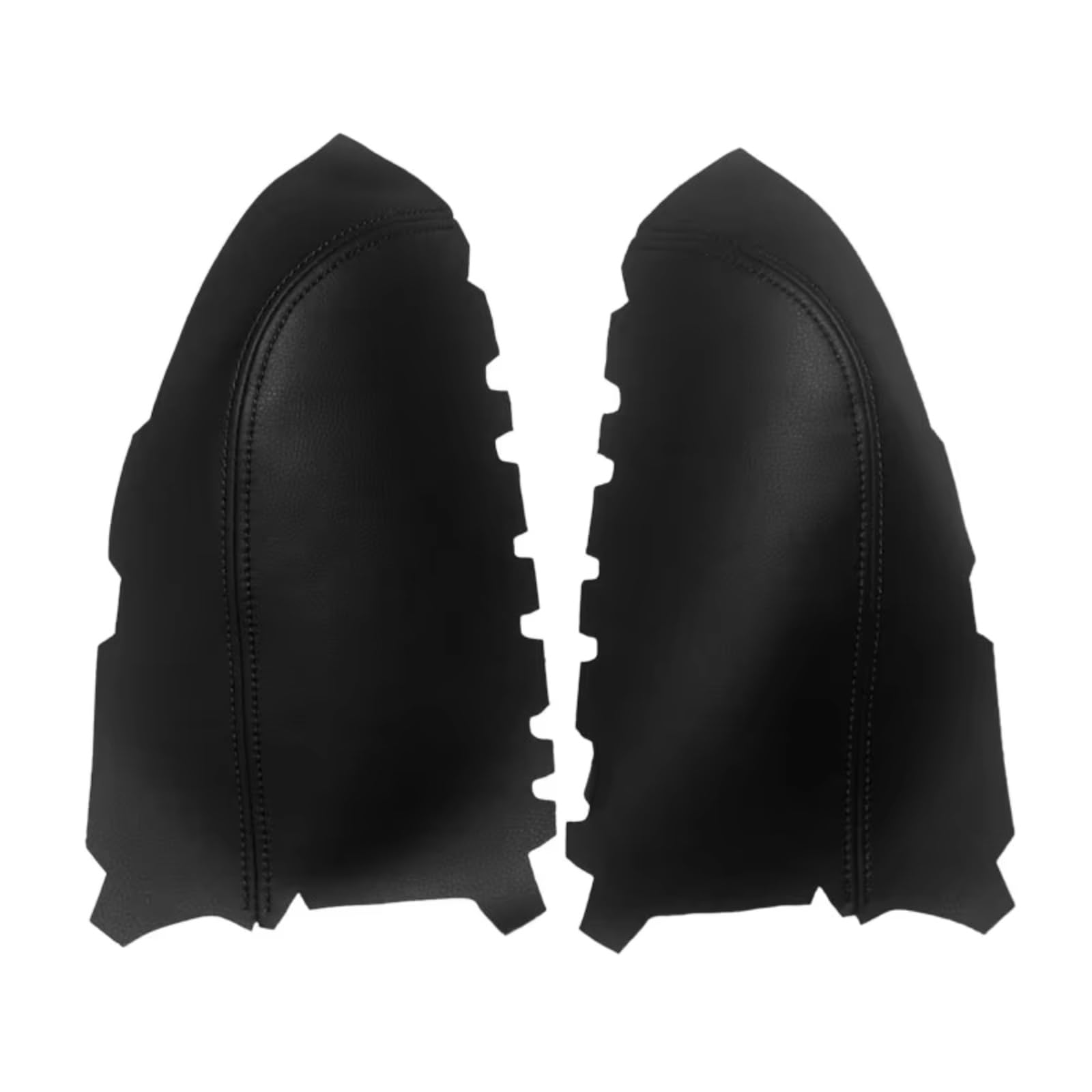 Innenzubehör Für Pilot 2009-2013 2 Stück Autotür Armlehne Panel Haut Abdeckung Aufkleber Trim weiches Leder Tür Panel Abdeckung Auto Dekorative(Rear Black-red line) von Mfibbmf