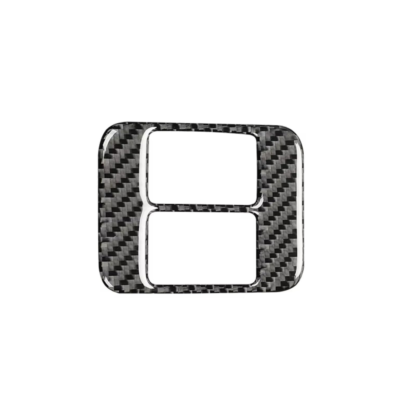 Innenzubehör Für Subaru für BRZ Auto Modifikation Carbon Faser Für Sitz Heizung Taste Auto Aufkleber Trim Abdeckung Auto Dekorative(B Black) von Mfibbmf