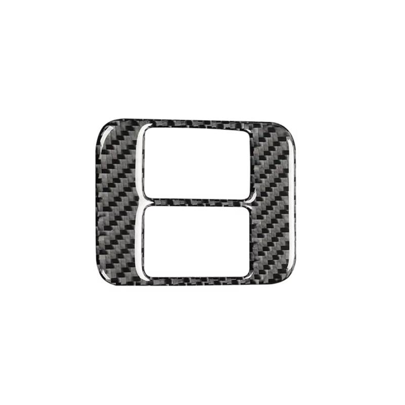 Innenzubehör Für Subaru für BRZ Auto Modifikation Carbon Faser Für Sitz Heizung Taste Auto Aufkleber Trim Abdeckung Auto Dekorative(B Black) von Mfibbmf