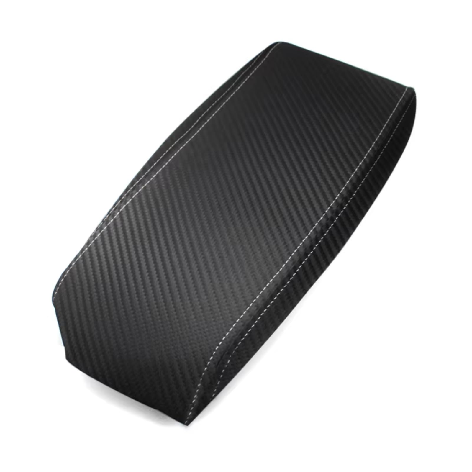 Innenzubehör Für Toyota Für Prius 2004-2009 Auto Center Control Armlehne Box Haut Abdeckung Aufkleber Trim Weichen Carbon textur Leder armlehne Abdeckung Auto Dekorative(White line) von Mfibbmf