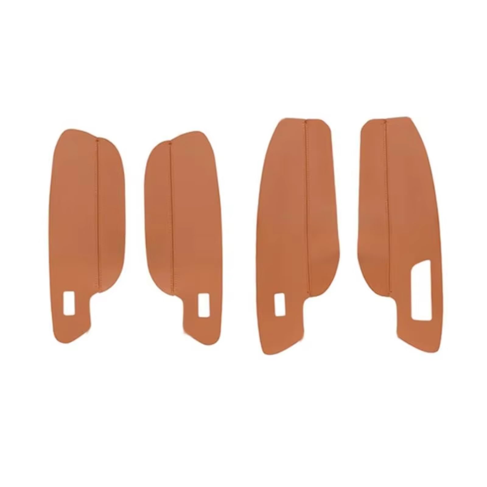 Innenzubehör Für VW Für Golf 7 2014-2018 Auto Tür Armlehne Panel Abdeckung Trim nur LHD 4 Türen Tür Armlehne Abdeckung Auto Dekorative(Brown) von Mfibbmf