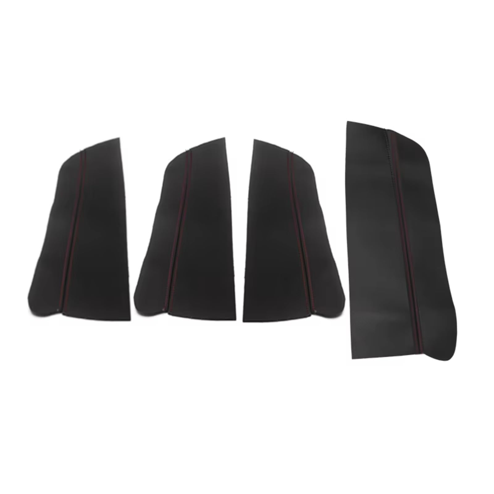 Innenzubehör Für VW Für Jetta MK6 2012-2014 Innen Auto Tür Armlehne Panel Haut Abdeckung Schutz Trim Tür Panel Abdeckung Auto Dekorative(Door Armrest Black-R) von Mfibbmf