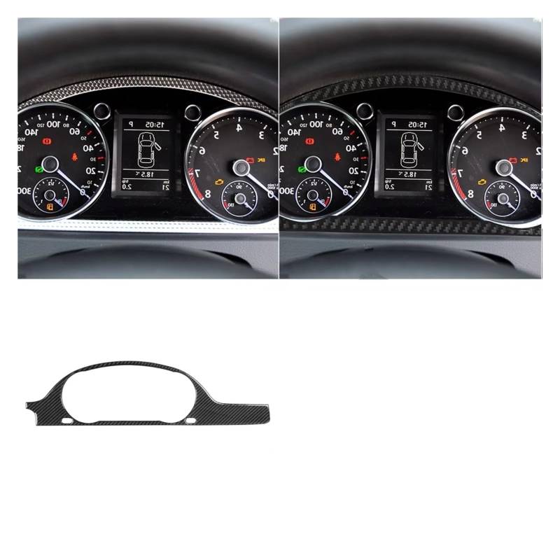 Innenzubehör Für VW Für Passat B6 2006-2011 Dashboard Tacho Panel Trim Abdeckung Innen Auto Aufkleber Auto Dekorative(Type E) von Mfibbmf