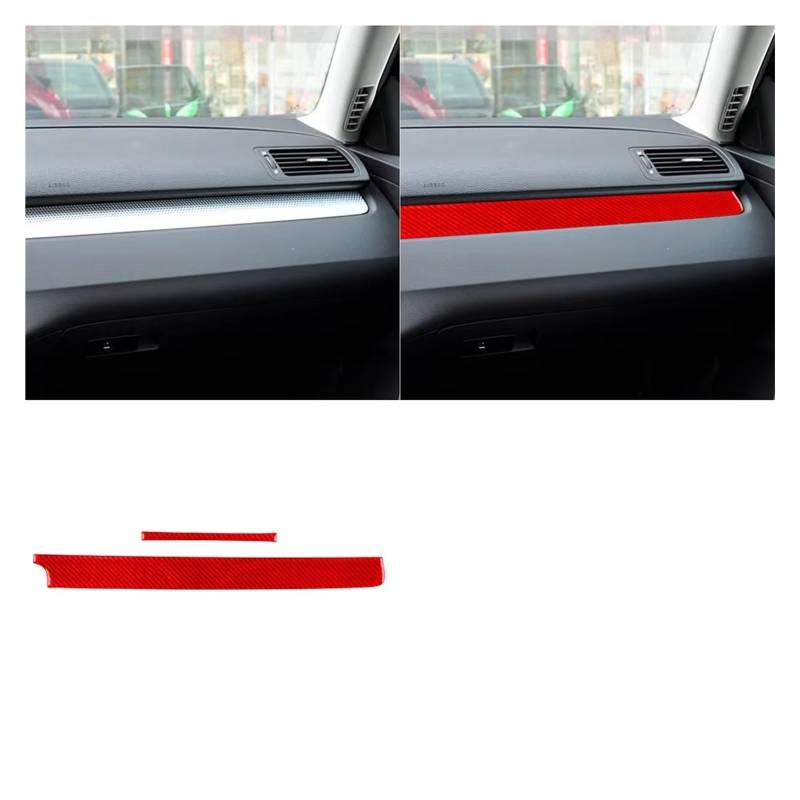 Innenzubehör Für VW Für Passat B6 2006-2011 Dashboard Tacho Panel Trim Abdeckung Innen Auto Aufkleber Auto Dekorative(Type O) von Mfibbmf