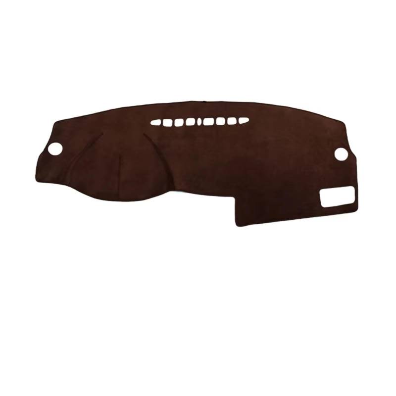 Innenzubehör Für VW für Golf 4 MK4 für Golf IV 1J 2000 2001-2005 Anti-UV-Armaturenbrett-Matte, Flanell-Armaturenbrett-Abdeckungspad Auto Dekorative(LHD Brown) von Mfibbmf
