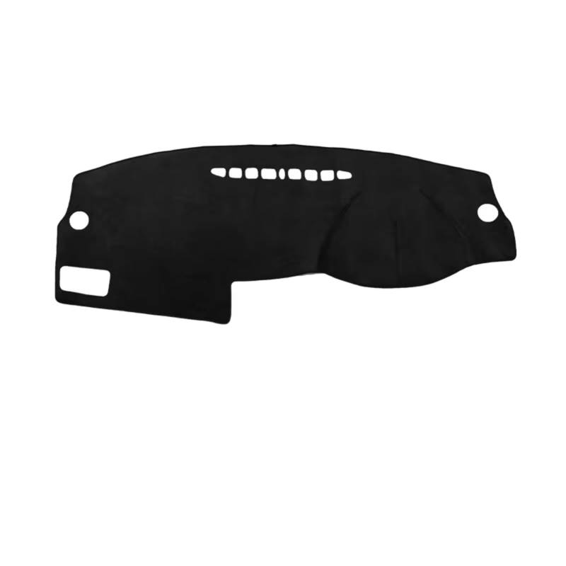 Innenzubehör Für VW für Golf 4 MK4 für Golf IV 1J 2000 2001-2005 Anti-UV-Armaturenbrett-Matte, Flanell-Armaturenbrett-Abdeckungspad Auto Dekorative(RHD Black) von Mfibbmf