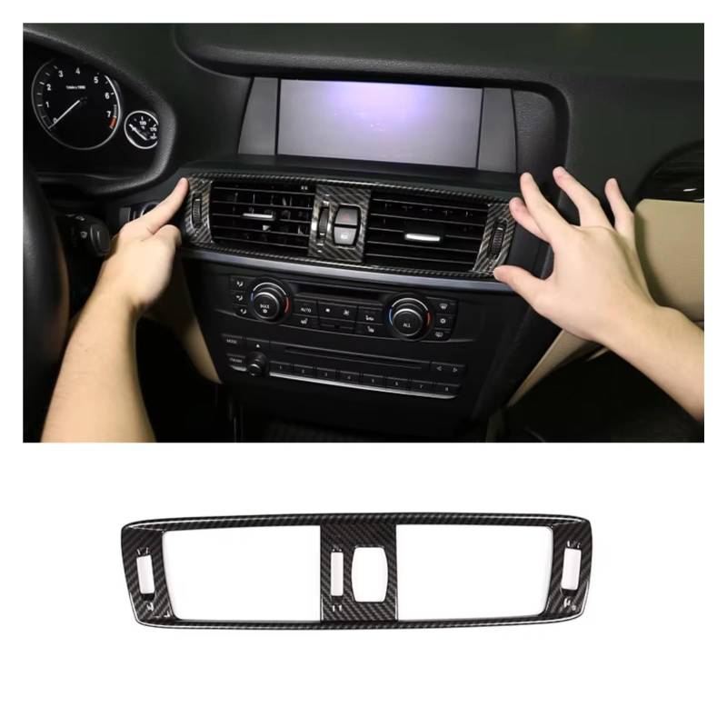 Innenzubehör Für X3 X4 F25 F26 2011-2017 Auto Interior Center Control Panel Lenkrad Tür Trim Aufkleber Auto Dekorative(9) von Mfibbmf