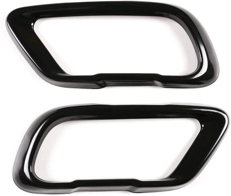 Innenzubehör Für X5 F15 G05 X6 F16 X7 G07 2014-2021 Sport Version Auto Rohr Throat Auspuff Ausgänge Schwanz Rahmen Trim Abdeckung Auto Dekorative(Style A Black) von Mfibbmf