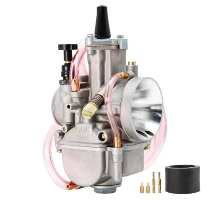 Motorrad Luftfilter Für Mikuni Für Koso ATV Quad UTV PWK 21 24 26 28 30 32 34 2T 4T Motorrad Vergaser Mit Power Jet Luftfilter Motorrad(D) von Mfibbmf