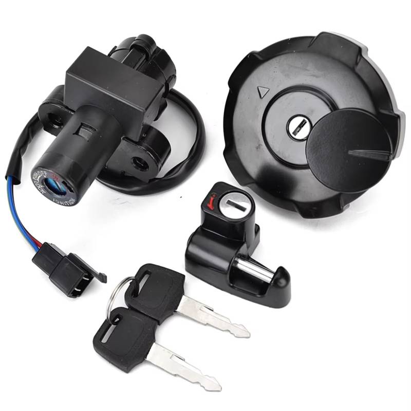 Motorrad Zündschlüssel Für XR650 XR650L 1993-2017 35010-MY6-680 35010-MY6-L40 XR 650 L XR 650L Zündschloss Tankdeckel Sitzschloss Zündschloss Motorrad von Mfibbmf