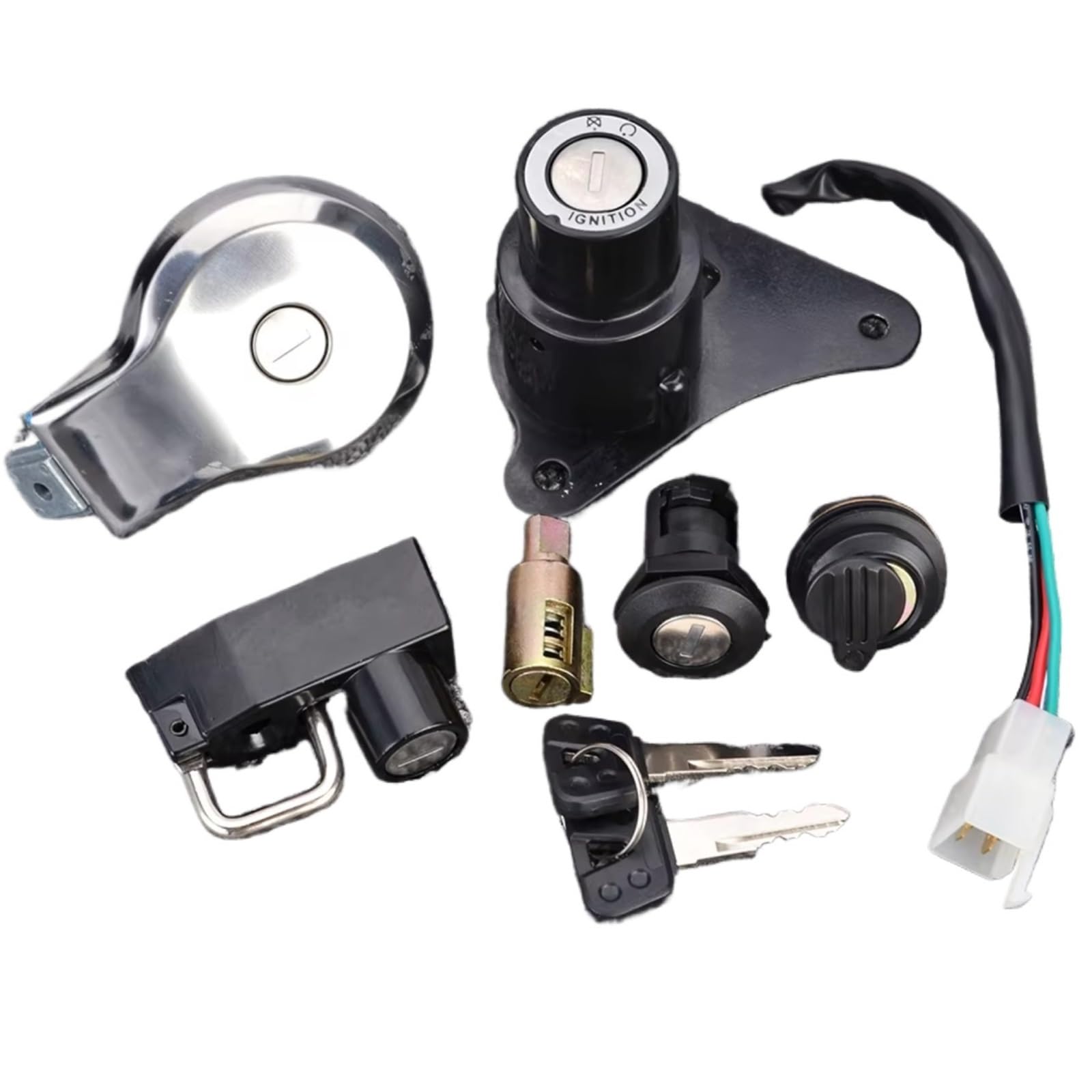 Motorrad Zündschlüssel Für XV125 Für Virago 125 1997-2000 XV250 Für Virago 250 1988-2013 Zündschloss Tankdeckel Sitzschloss Schlüsselsatz Zündschloss Motorrad Motorrad Zündschlüssel Für XV125 Für Virago 125 1997-2000 XV250 Für Virago 250 1988-2013 Zündschloss Tankdeckel Sitzschloss Schlüsselsatz Zündschloss Motorrad von Mfibbmf