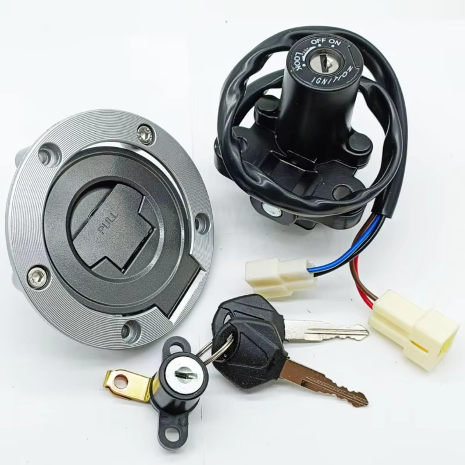 Motorrad Zündschlüssel Für XVS1300CU XVS1300 Für Custom 2014-2016/XVS1300A Für V-Star 2007-2009/2011-2015 Zündschloss Schloss Tankdeckel Set Schloss Schlüssel Zündschloss Motorrad Motorrad Zündschlüssel Für XVS1300CU XVS1300 Für Custom 2014-2016/XVS1300A Für V-Star 2007-2009/2011-2015 Zündschloss Schloss Tankdeckel Set Schloss Schlüssel Zündschloss Motorrad von Mfibbmf