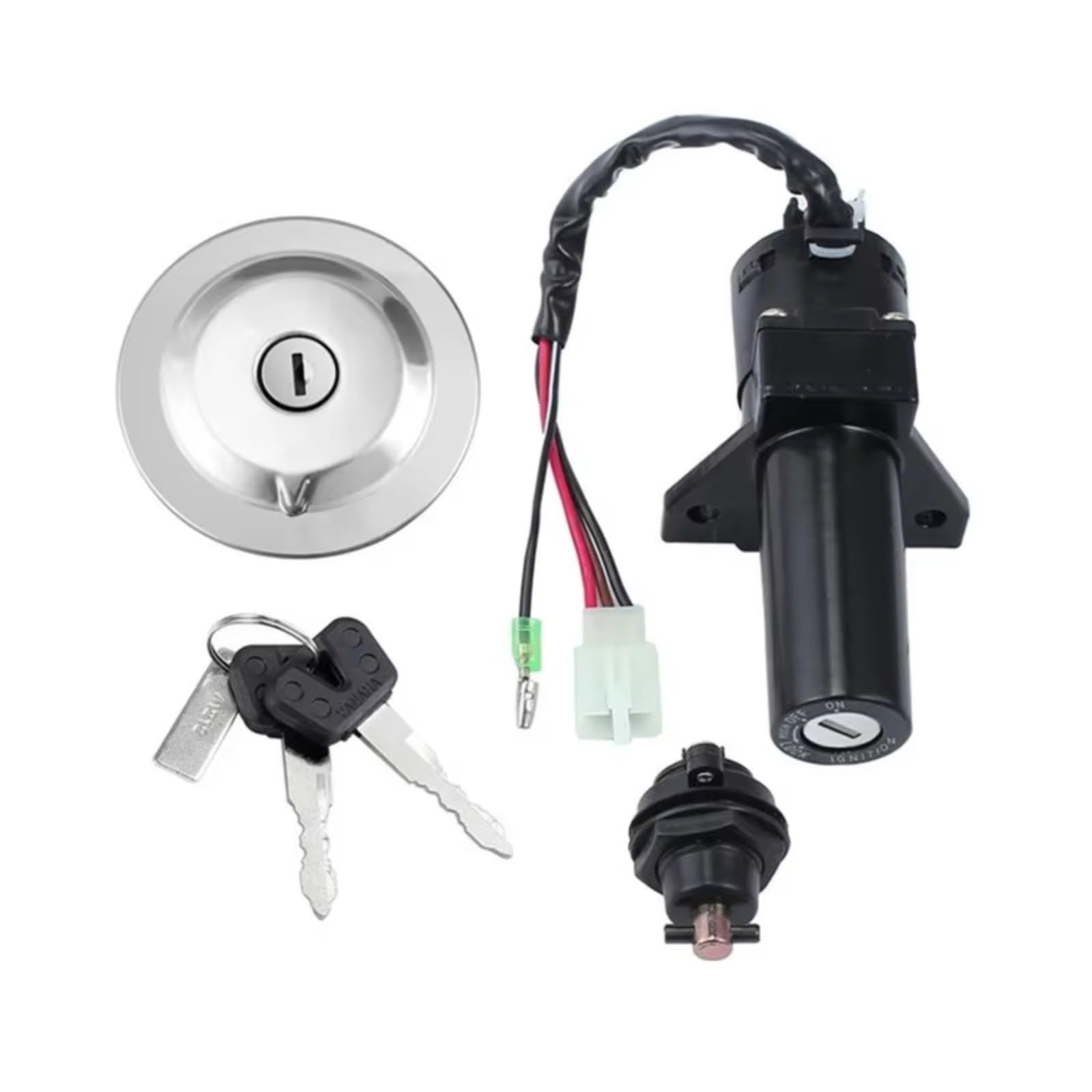 Motorrad Zündschlüssel Für YBR125 YBR 125 2002-2014 Motorrad Zündschloss Kit Montage Kraftstoff Tankdeckel Tankdeckel Mit 2 Schlüssel Zündschloss Motorrad Motorrad Zündschlüssel Für YBR125 YBR 125 2002-2014 Motorrad Zündschloss Kit Montage Kraftstoff Tankdeckel Tankdeckel Mit 2 Schlüssel Zündschloss Motorrad von Mfibbmf