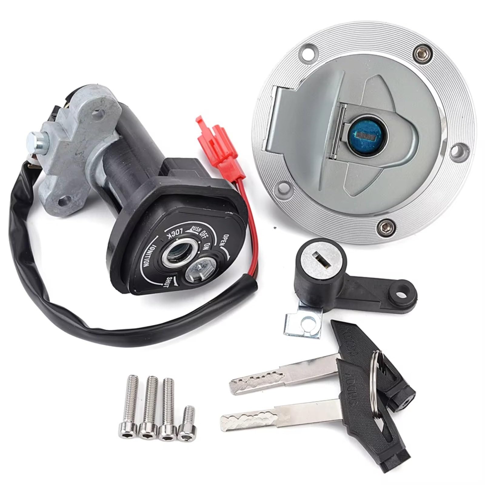 Motorrad Zündschlüssel Für YZF R15 SP 2014 MT15 MT-15 MT 15 2015-2016 2FB-WF461-00 54D-WF461-00 Zündschloss Tankdeckel Sitzschloss Schlüssel Zündschloss Motorrad Motorrad Zündschlüssel Für YZF R15 SP 2014 MT15 MT-15 MT 15 2015-2016 2FB-WF461-00 54D-WF461-00 Zündschloss Tankdeckel Sitzschloss Schlüssel Zündschloss Motorrad von Mfibbmf