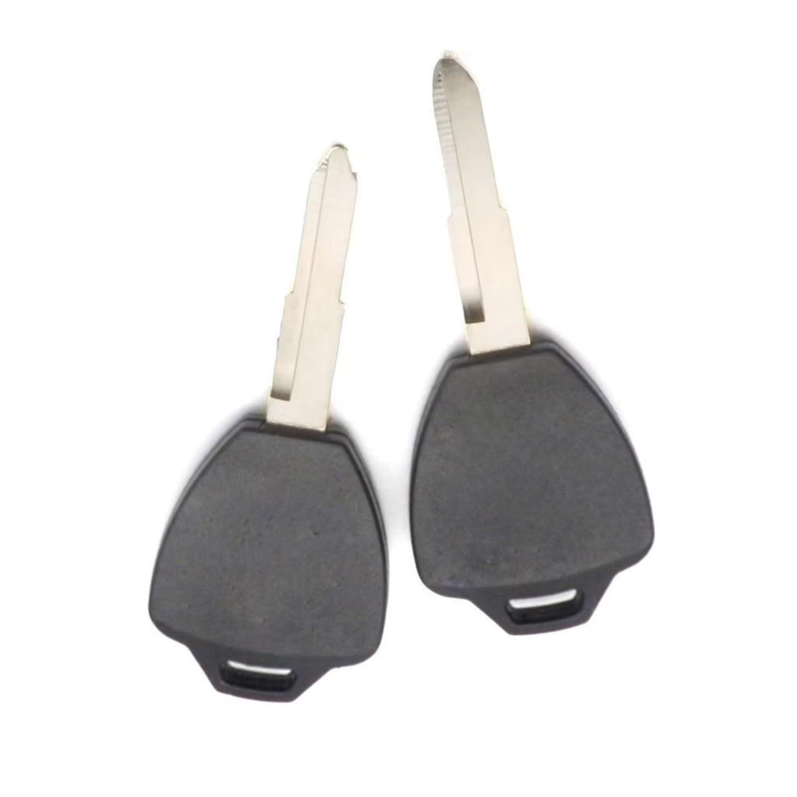 Motorrad Zündschlüssel Uncut Ersatz Fernbedienung Zündschlüssel Transponder Blank Key Für GY6 Roller Moped MOTORRÄDER 2Pcs Zündschloss Motorrad(Left Blade) von Mfibbmf