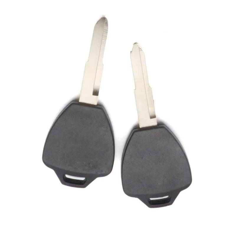 Motorrad Zündschlüssel Uncut Ersatz Fernbedienung Zündschlüssel Transponder Blank Key Für GY6 Roller Moped MOTORRÄDER 2Pcs Zündschloss Motorrad(Right Blade) von Mfibbmf