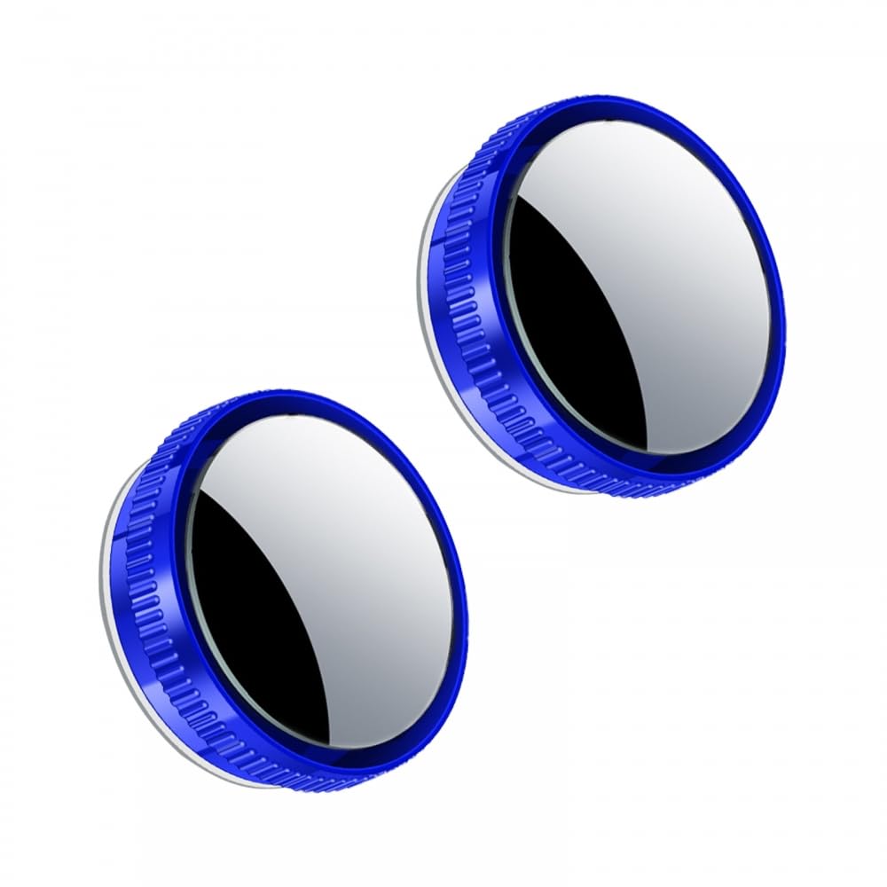 2 Stück Auto Toter Winkel Spiegel,Drehbarer Auto Rückspiegel High Definition Weitwinkel Konvexspiegel mit Saugnapf für Auto LKW SUV (Durchmesser 5,8 cm) von MiOYOOW