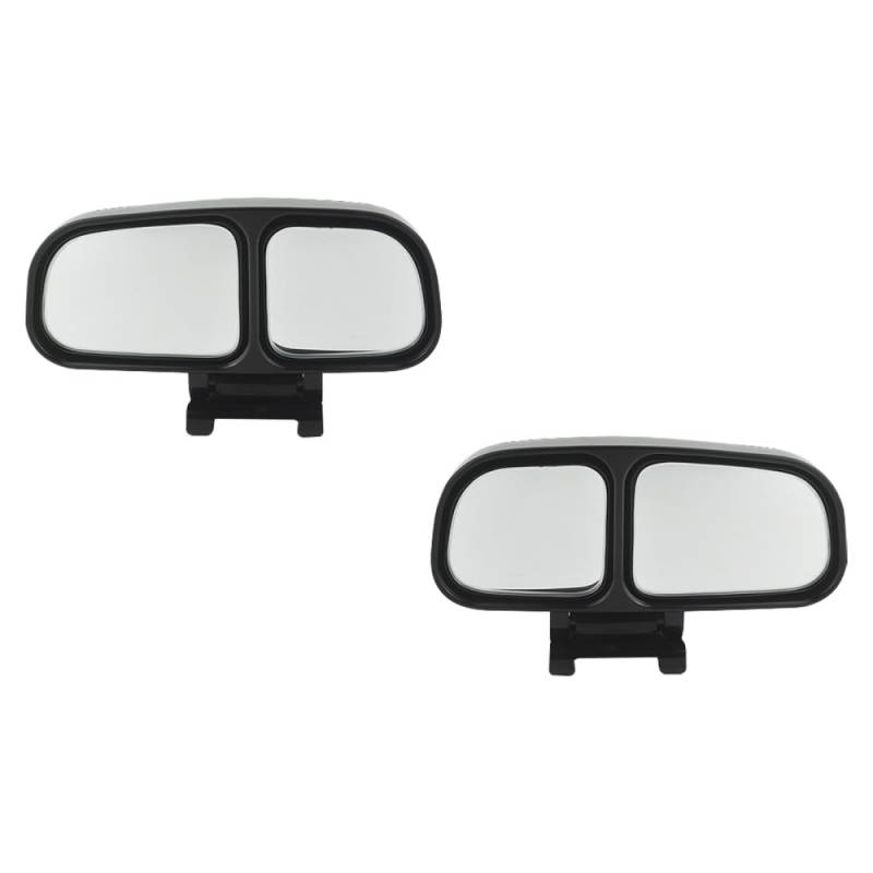 MiOYOOW 2 Stück Toter Winkel Spiegel, Dual Linsen Design, Auto Rückspiegel, Verstellbar Totwinkel Spiegel Zusatzspiegel mit Selbstklebung für Universal Autos von MiOYOOW