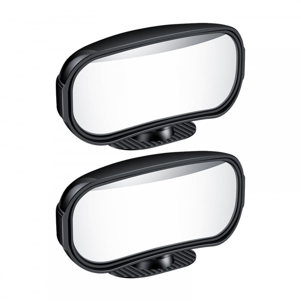 2 Stück Toter Winkel Spiegel,Seitlicher Drehbarer Rückspiegel High Definition Weitwinkel Seitenspiegel für PKW LKW SUV von MiOYOOW