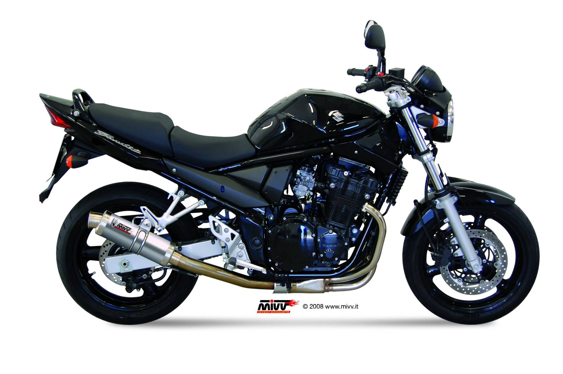 Sport Auspuff MIVV GP Titan für Suzuki GSF 650 Bandit Bj 2005-2006 Typ:B5 mit ABE von MiVV