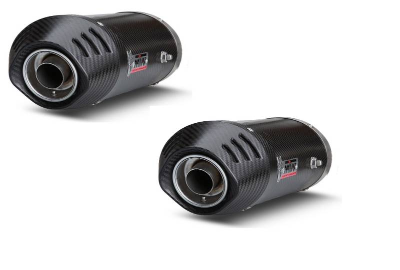 Sport Auspuff MIVV Oval Full Carbon Yamaha YZF 1000 R1 Typ: RN12 Bj. 2004-2006 +ABE von MiVV